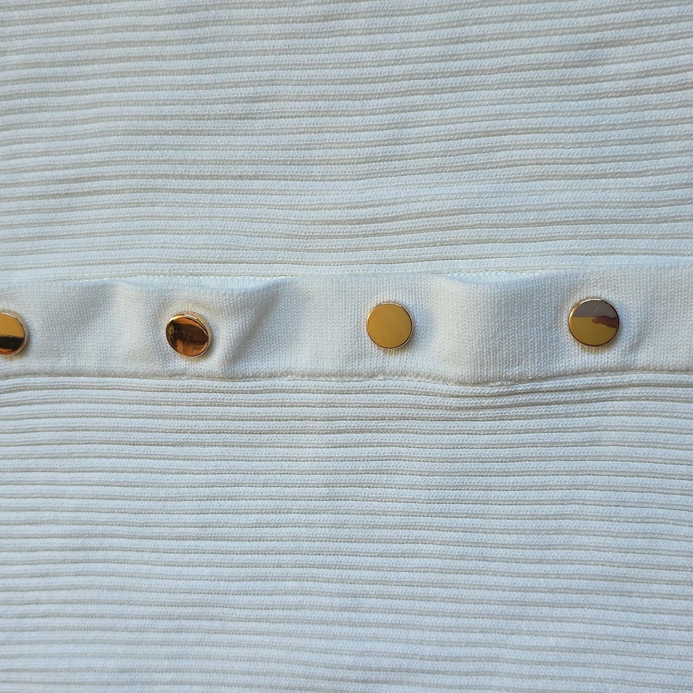 Zara White Ribbed Top - Picture 11 of 15